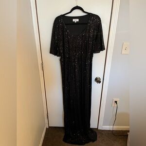 Shein Sequenced Floor Lengthed Gown